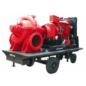 Emergency Diesel Fire Fighting Water Pump with Trailer